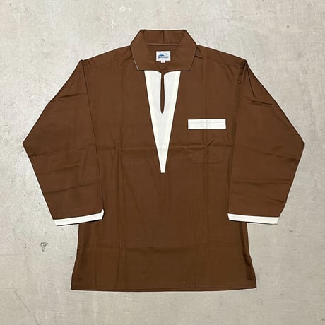 1960's Hagoromo Quarter Sleeve Skipper Pullover Shirt Deadstock