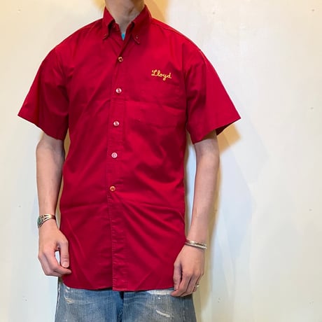 1960's Unknown Embroidery S/S Shirt