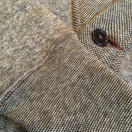 1940〜50's Unknown Salt&Pepper Sweat Cardigan
