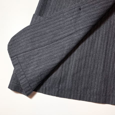 1940's LE CHOLETAIS Herringbone Chambray Work Jacket Deadstock