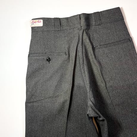 1950's King Kole Black Chambray Trousers Deadstock