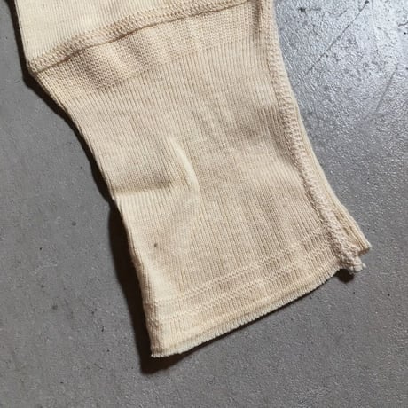 1940's〜 Knox Knit Henleyneck L/S Tee Deadstock