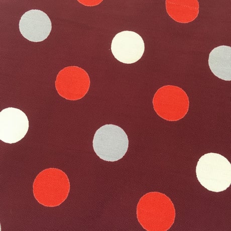 1950's Unknown Mulch Dots Rayon Scarf