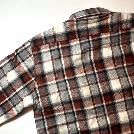 1980's WINTER RUN Heavy Flannel L/S Shirt Deadstock