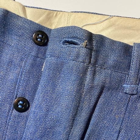 1940's Unknown Cotton Trousers Deadstock
