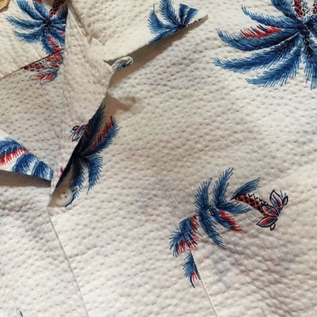 1950's ROYAL PARM Seersucker S/S Shirt