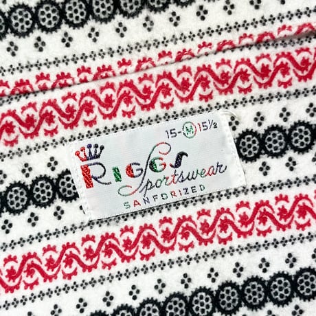 1950's RIGGS Flannel L/S Shirt Deadstock