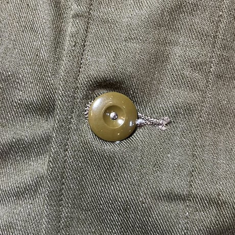 1950's British Army Green Denim Jacket Deadstock