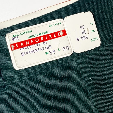 1960's 5 BROTHER Whipcord Trousers Deadstock
