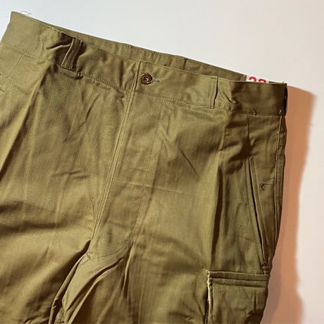1950〜60's French Army M-47 Herringbone Trousers Deadstock