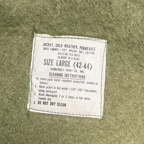 1970's US.NAVY A-2 Deck Jacket Deadstock