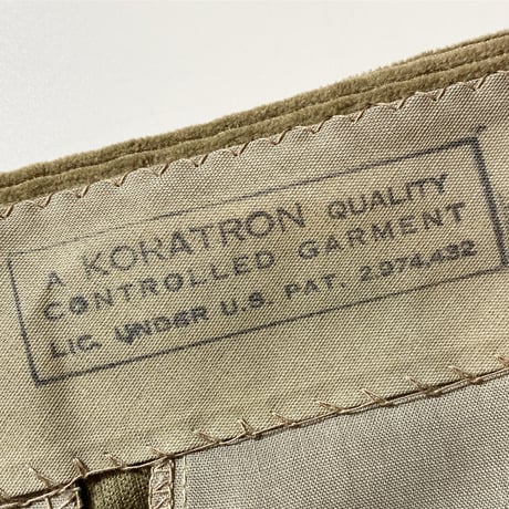 1960's KORATRON Corduroy Tapered Pants Deadstock
