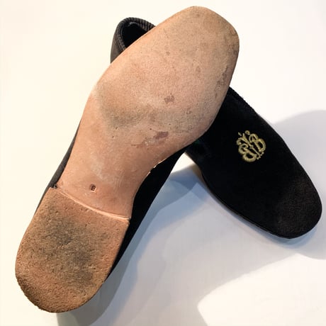 2000's PEAL&CO Brooks Brothers Velvet Shoes
