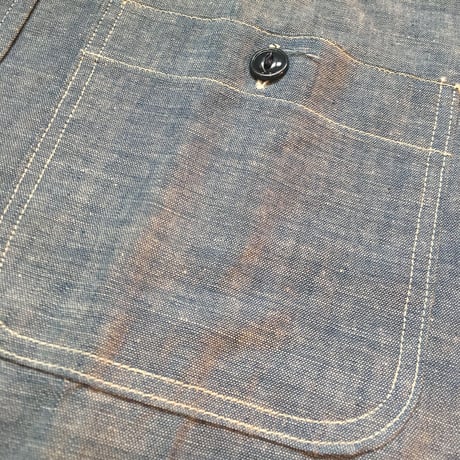 1960's ISB Chambray L/S Shirt Deadstock