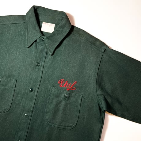 1960's Defiance Mfg. Co Whipcord L/S Shirt Deadstock