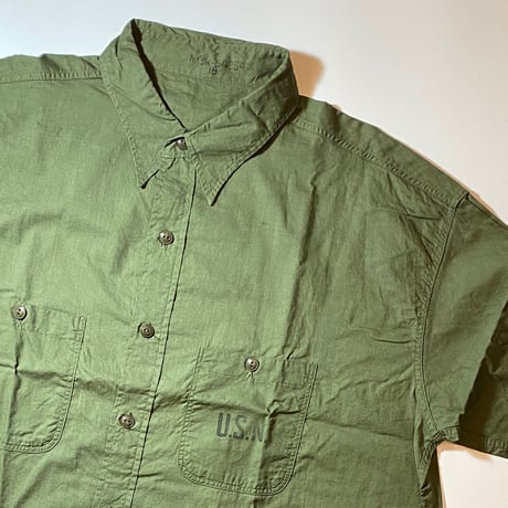 1940's〜 US.NAVY N-3 Poplin L/S Shirt