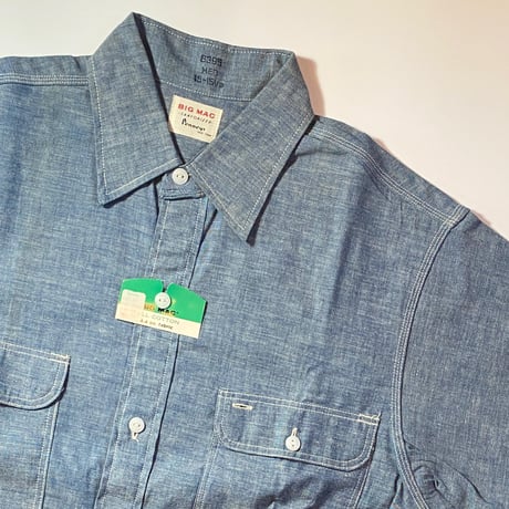 1960's BIG MAC Chambray L/S Shirt Deadstock