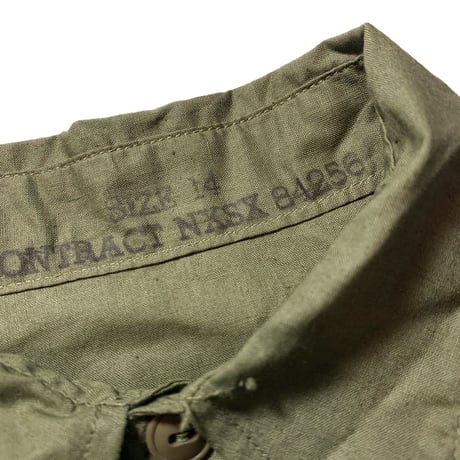 1940's US.NAVY N-3 Poplin L/S Shirt Deadstock