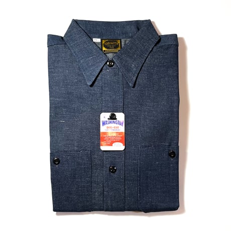 1960's WASHINGTON DEE-CEE Denim L/S Shirt Deadstock