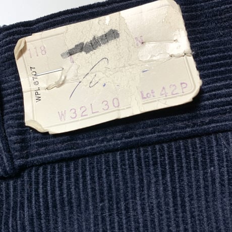 1960's Unknown Corduroy Trousers Deadstock