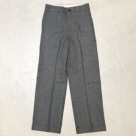 1950's King Kole Black Chambray Trousers Deadstock