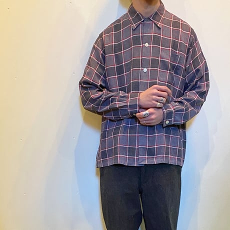 1960's Mac Phergus Rayon L/S Shirt
