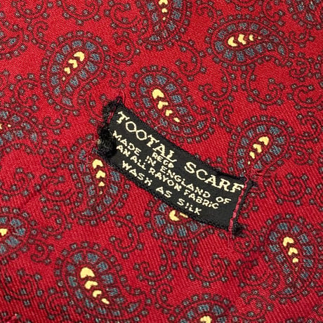 1960〜70's TOOTAL Rayon Scarf