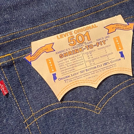 1990's Levi's 501 Denim Pants Deadstock