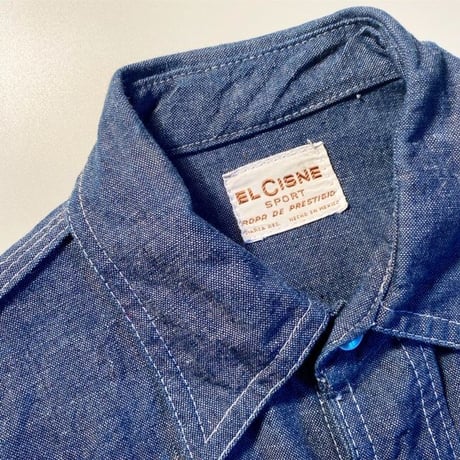 1960's〜 EL CISNE Chambray L/S Shirt
