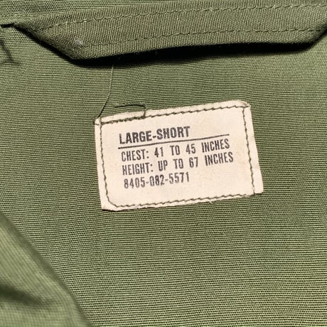 1960's US.ARMY Jungle Fatigue 3rd Jacket