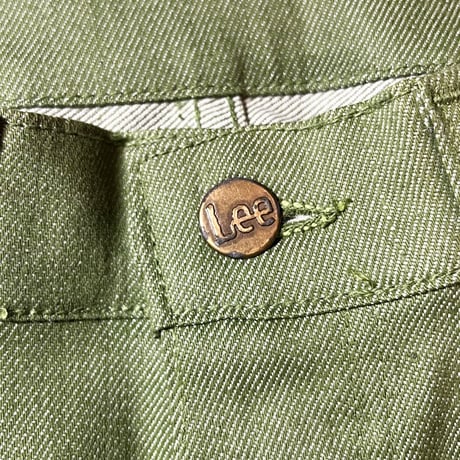 1960〜70's Lee Leens LASTIC Stretch Denim Tapered Pants Deadstock
