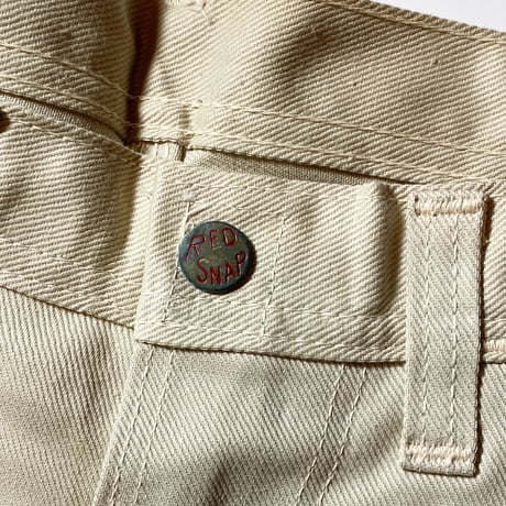 1960's RED SNAP Tapered Pants Deadstock