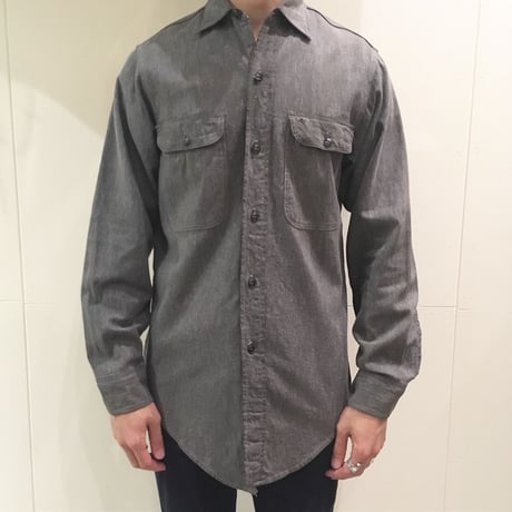 1950's BIG MAC Black Chambray L/S Shirt