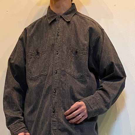 1950's BIG MAC Black Chambray L/S Shirt