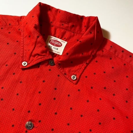 1960's PILGRIM Mulch Dots L/S Shirt