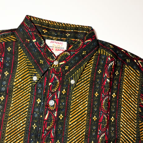 1960's DONEGAL Batik S/S Shirt Deadstock