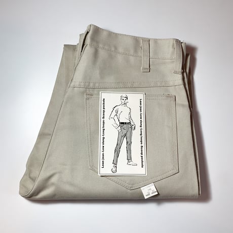 1960's Unknown Tapered Pants Deadstock
