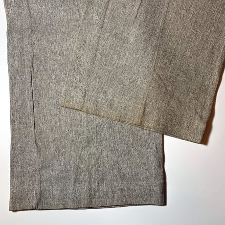 1950's GOLD STAR Gray Covert Easy Pants Deadstock