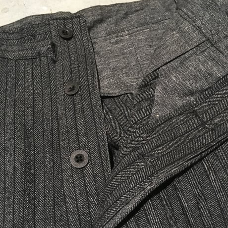 1940's Confection detrasail Cotton Trousers Deadstock