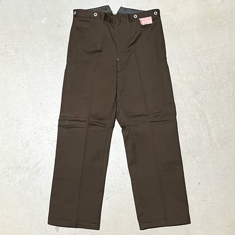 1930's〜 French Unknown Pique Trousers Deadstock