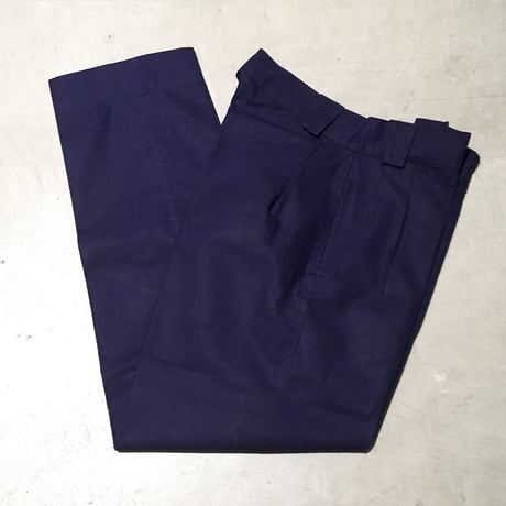 1950's French Unknown Cotton&Linen Trousers Deadstock