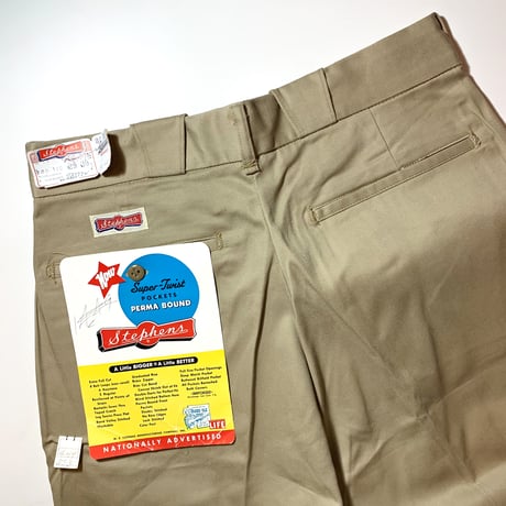 1960's Stephens Chino Trousers Deadstock