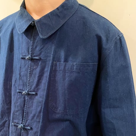 1960's L'Anti-Cher Indigo China Jacket