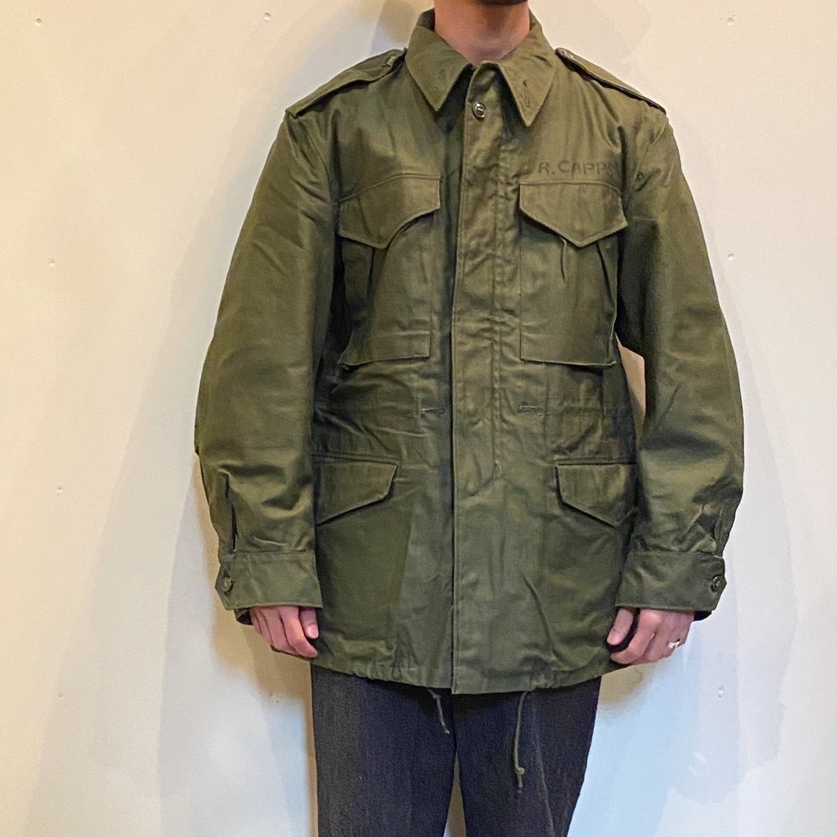 50s SIGMUND EISNER フィールドジャケット　OD7 M1950A fit=scale-down,w=1200