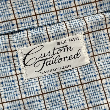 1960's Custom Tailored S/S Shirt Deadstock