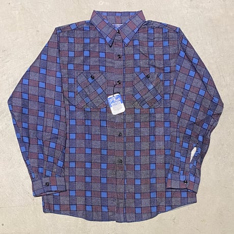 1950's SILVER STAR Flannel L/S Shirt Deadstock