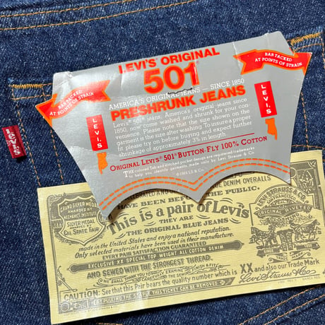 1980's Levi's 501 Denim Pants Deadstock
