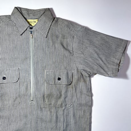 1960's SWEET-ORR Hickory Pullover S/S Shirt Deadstock
