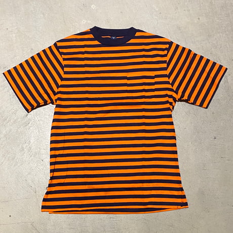 1990's LANDS' END Border Tee Deadstock