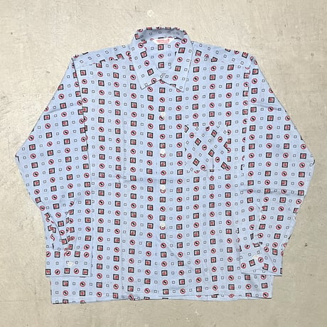 1950's DISTINCTIVE Sportswear Rayon L/S Shirt Deadstock